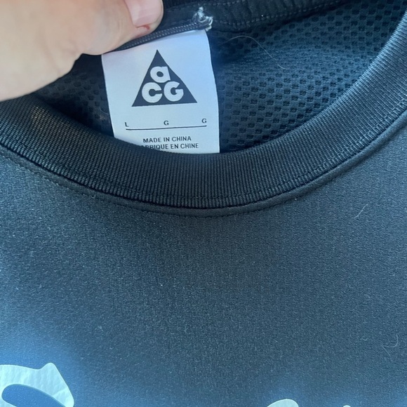 Nike ACG Smith Rock Ore. Black Long Sleeve Large - Picture 5 of 6